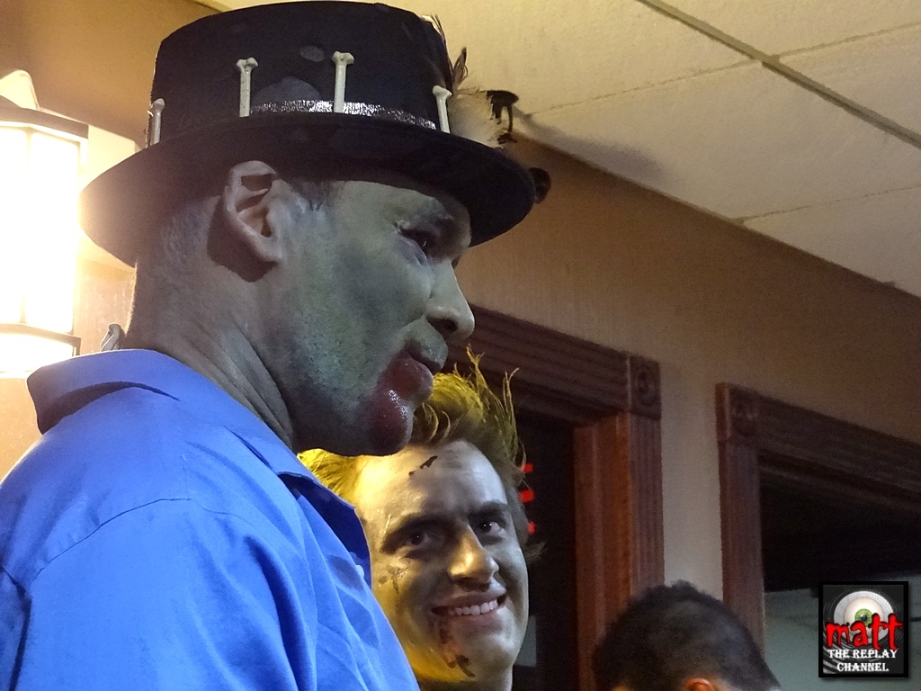 Zombies gathered Sat night to begin the "crawl" through downtown . . . CSi photos